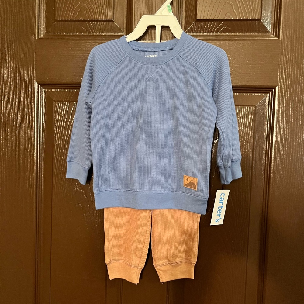 18 month Boys cargo thermal set NWT Carter’s